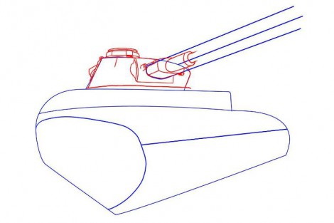 Как нарисовать танк карандашом. Немецкий танк