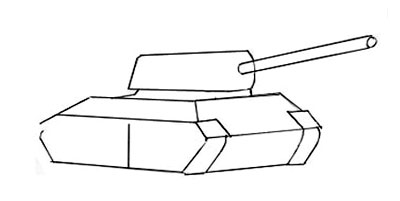 Как нарисовать танк т 34 карандашом